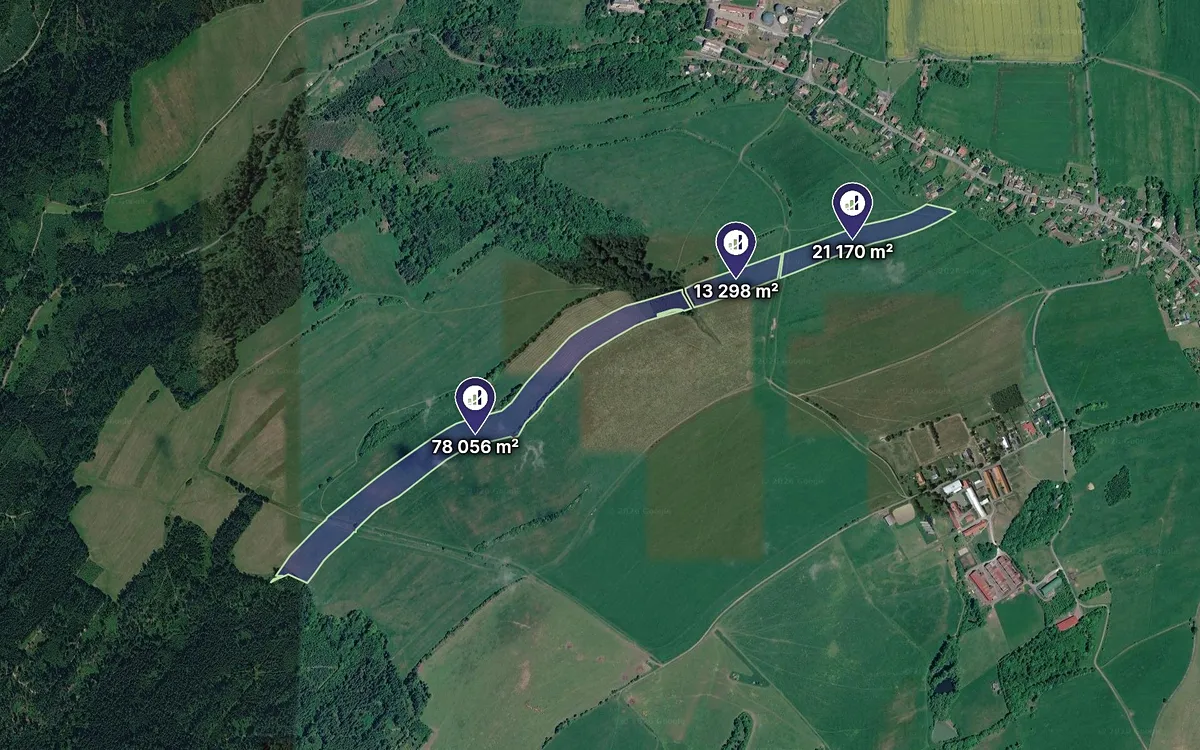 Prodej pole 133275 m²
